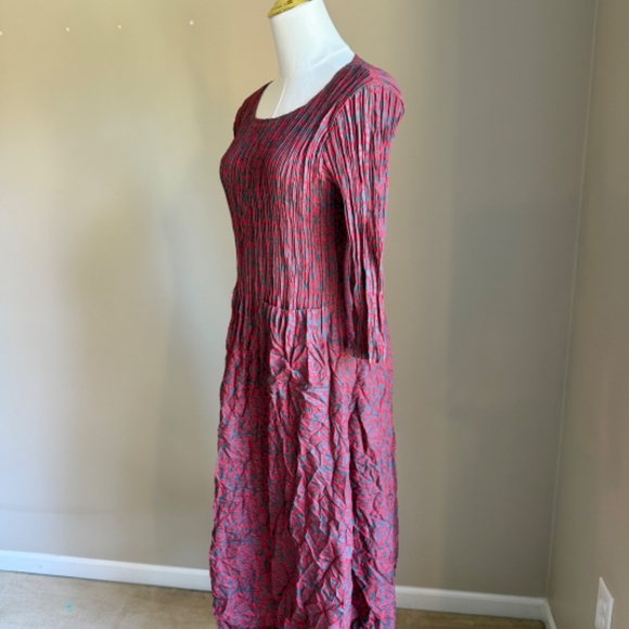 Alquema 3/4 Smash pocket dress Gray and Red Size 1 (Fits US Sizes 8-10) - Picture 4 of 12